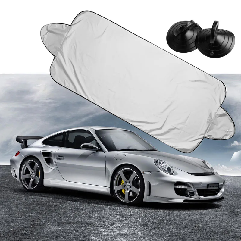 

Hot 1 Set New Car Auto Windshield Visor Cover Sun Shade Prevent Snow Frost Ice Dust Protector