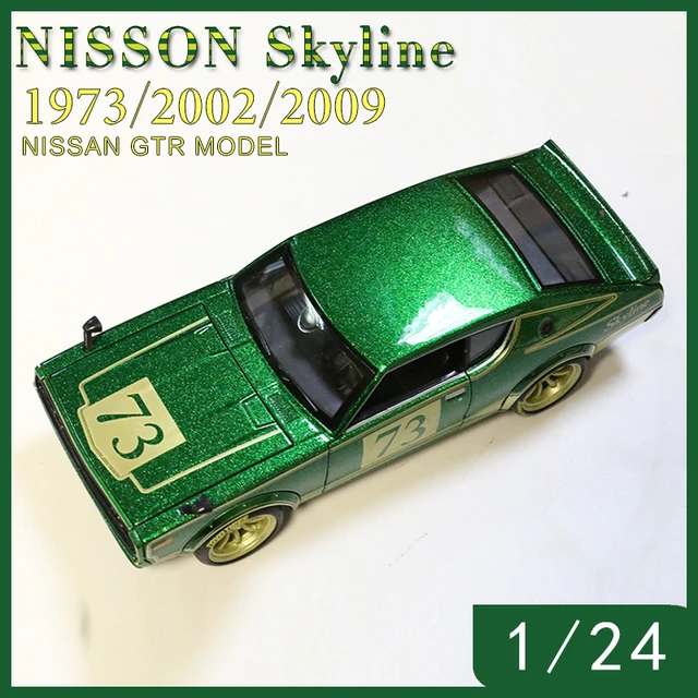 Maisto-Nissan Skyline R34 modelo de coche de aleación de GT-R, juguete de  colección artesanal, herramienta de fundición a presión, 1:24, Tokyo MOD