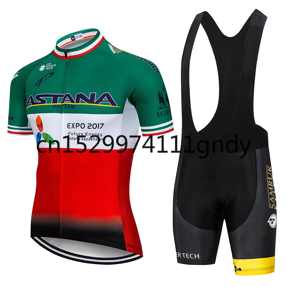 

2020 Team ASTANA Cycling Clothing Set Mens Bicycle Maillot MTB Racing Ropa Ciclismo Summer Hombre Roupa Bike Jersey