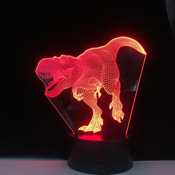 

Dinosaur Series 16 Colors 3D LED Night light Lamp Remote Control Table Lamps Toys Gift For kid Home Decoration 3D Night Light