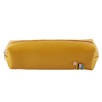 

Women Fashion Cosmetic Bag Yellow Makeup Bag Zipper Make Up Handbag Organizer Storage Case Pouches Toiletry Wash Beauty Box