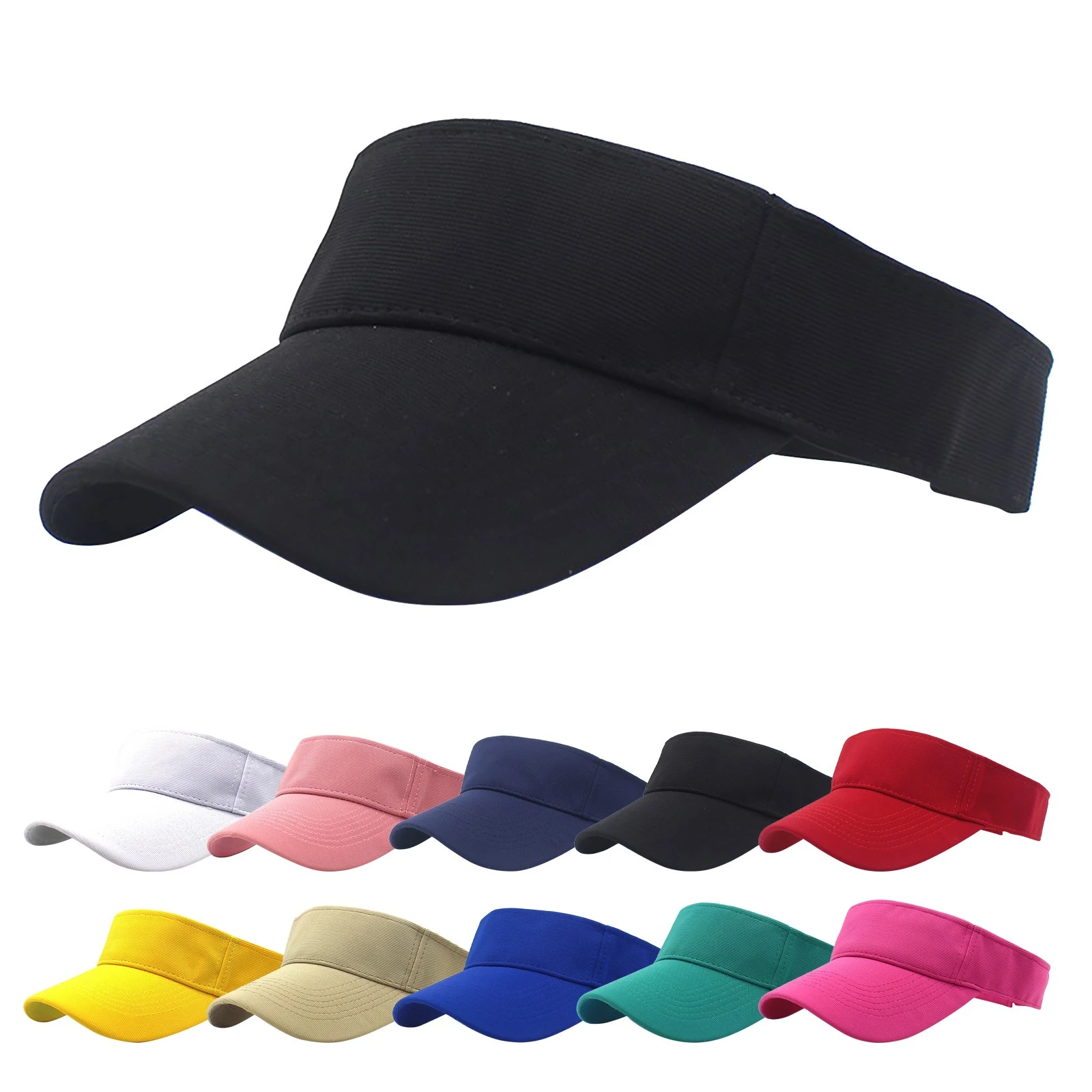 Tennis Caps Sun Sports Visor Hat For Men Women Running Beach 