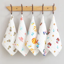 Toallas de muselina de 6 capas para bebé, paño para la cara para recién nacido con piel sensible, regalo para el registro del bebé, 30Cm x 30Cm