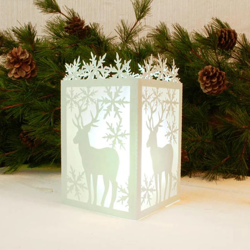 

Merry Chirstmas dear Dies Scrapbooking Metal Cutting Dies lantern craft die cut For Paper Card making Embossing Stamps and dies