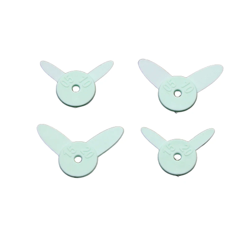 4pcs Dental orthodontics tools dental ruler Tooth Slit measuring ruler Teeth Occlusal Ruber Orthodontic Treatment Gap Instrument