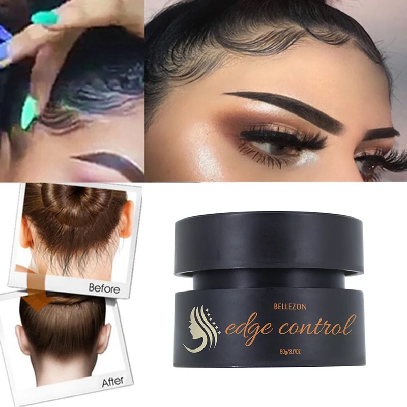 Broken Hair Finishing Anti-Frizz Fixative Refreshing Oil Solid Wax Cream Edge Control Long-lasting Styling Women | Красота и здоровье