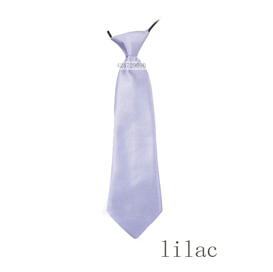 Детский Регулируемый галстук для мальчиков, атласный эластичный галстук, высокое качество, однотонный галстук, аксессуары для одежды HD0001a - Цвет: W004 28