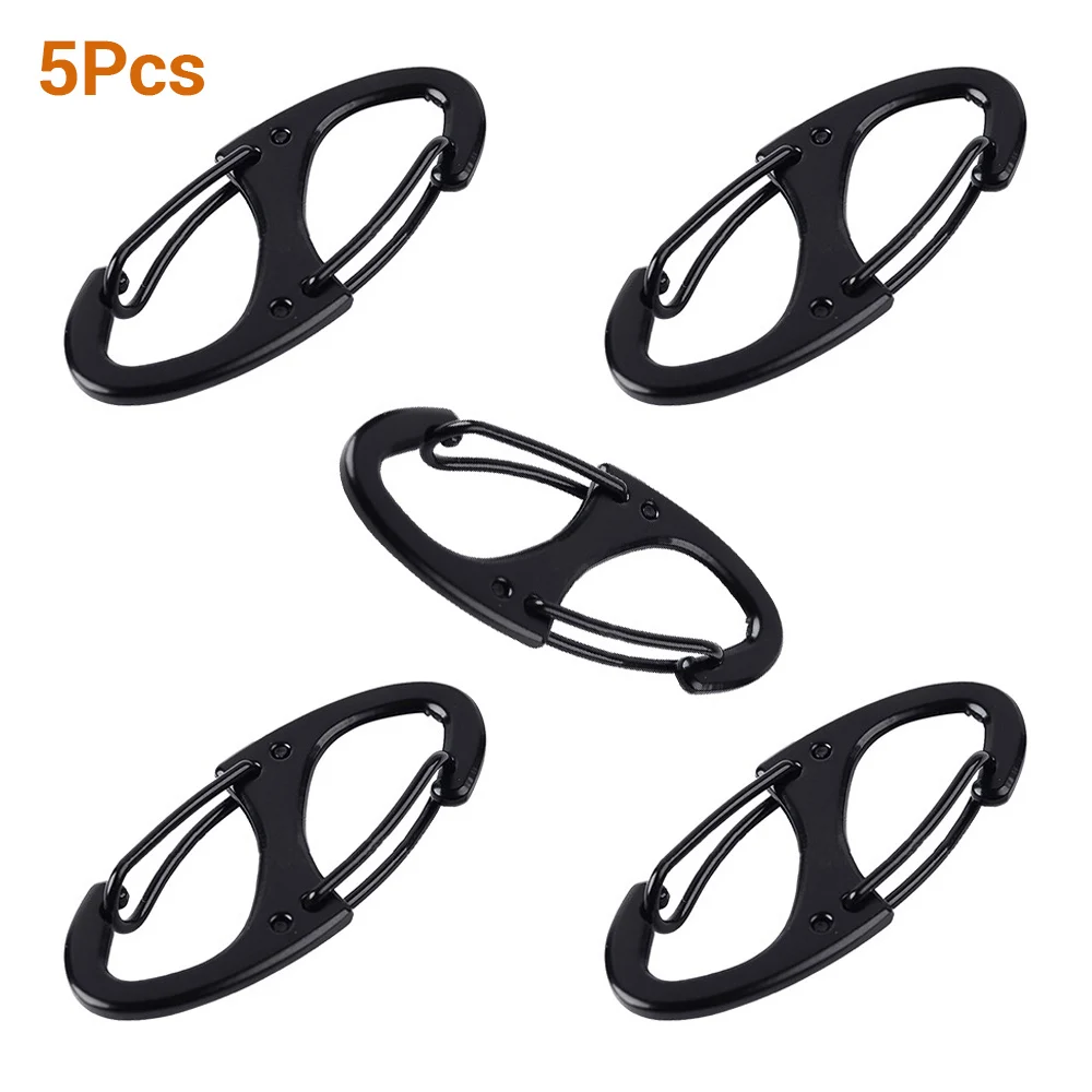 Clip-Buckle Keychain Gear Locking-Carabiner Camping-Tool Climbing Quickdraws Hiking Protable