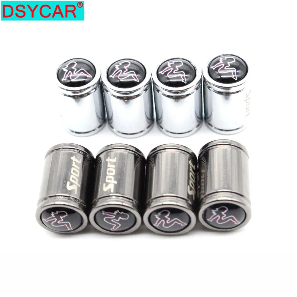 DSYCAR 4 шт./компл. медная хромированная крышка на стержень клапана шины колеса