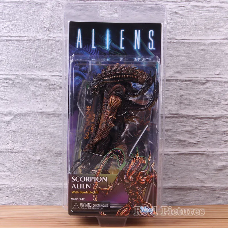 Инопланетянин NECA Скорпион фигурка "чужой" Змея Alien Apone Действие ПВХ Коллекционная модель игрушка - Цвет: scorpion alien