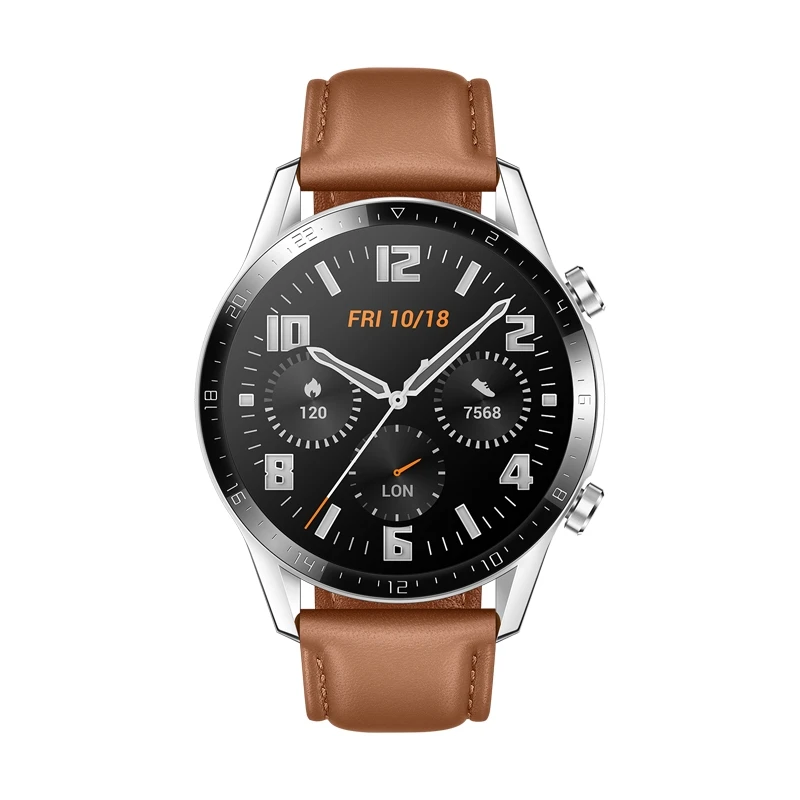 Huawei WATCH GT 2 смарт-часы | Процессор Kirin A1Длительная работа батареи | Разные спортивные режимы - Цвет: Brown