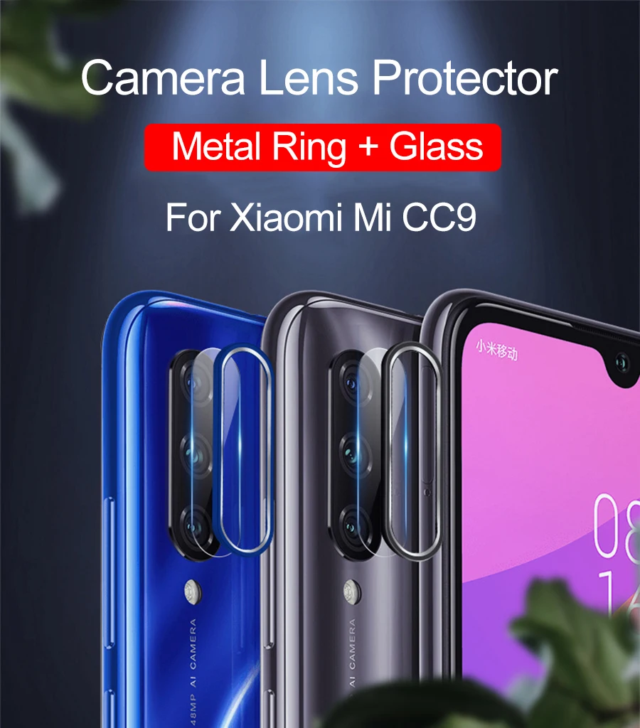 Защитное стекло для камеры на Xiaomi mi 9 SE CC9 CC9E 9T Pro mi A3 A2 телефон металлическая защита для объектива камеры кольцо чехол и стекло