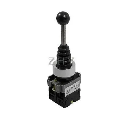 

SPST 2 N.O. NO 2 Position Self-locking Type Monolever Joystick Switch