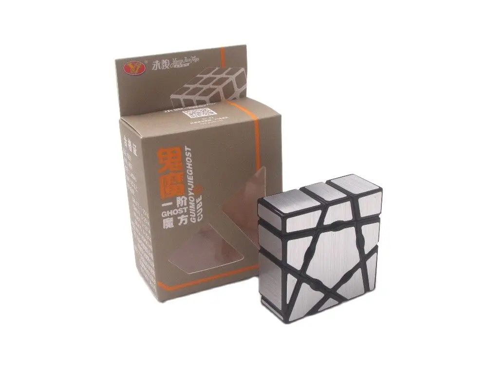 Новое поступление Yongjun YJ 1x1x1 зеркальный кубик черный корпус скоростной