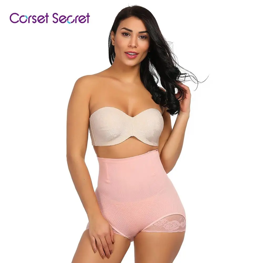

Corset Secret Seamless Women High Waist Plain Butt Lifter Panty Lace Anti-curling Butt Enhancer Women Underwear Women Shapewear