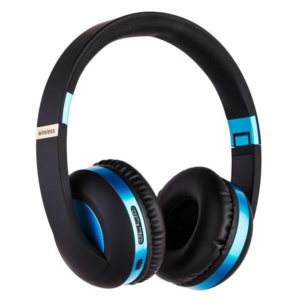Игровой стерео портативный Bluetooth бас практичный мягкий с микрофоном разъем карты складной шумоподавление FM радио беспроводная гарнитура