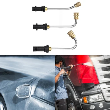 

30 90 180 Angled Stainless Steel Quick Disconnect Wand Lance Spray Gun Extension for Karcher K2-K7 High Pressure Pressure Washer