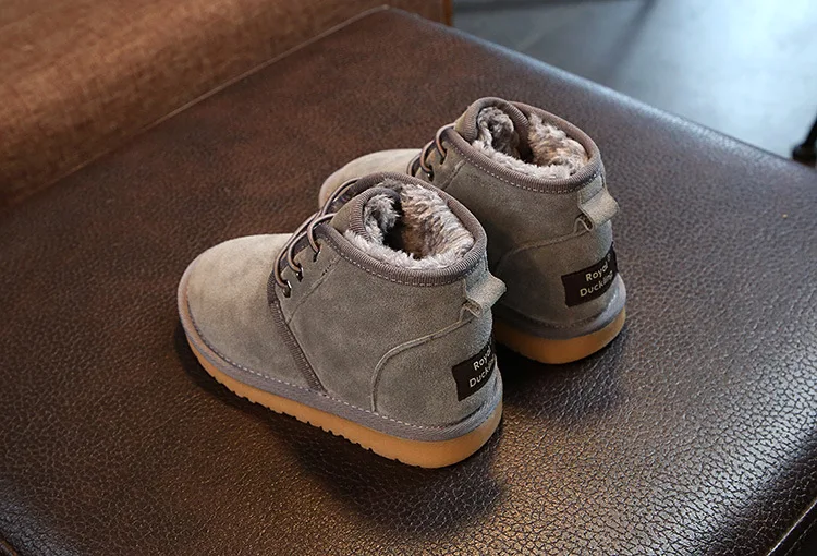 Г. Зимние ботинки для мальчиков chaussure, замшевые сапоги на плоской подошве, теплые школьные туфли из натуральной кожи очень мягкие и удобные на возраст от 1 до 9 лет