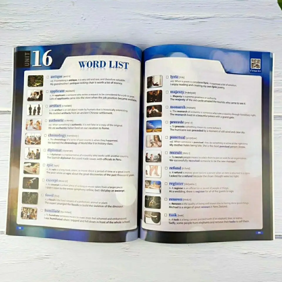 New 6 Books/Set 4000 Essential English Words Level 1-6 IELTS, SAT Core Words English Vocabulary Book