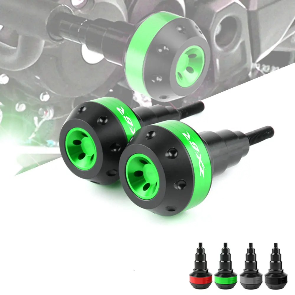 専用13 Black Frame Sliders Crash Protectors For Kawasaki Ninja ZX6R 2007