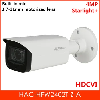 

Original 4MP Starlight+ HDCVI Camera HAC-HFW2402T-Z-A Smart IR 80m 3.7-11mm Motorized lens Built-in mic Max. 30fps for CCTV