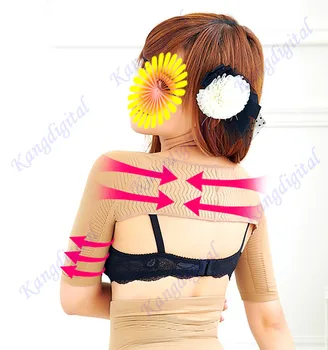

Women Slimmer Arm Sleeves Back Control Shapewear Girdle Shaper Support Corrector Slimming Shoulder Shapers Thin Arm Wrap Belt