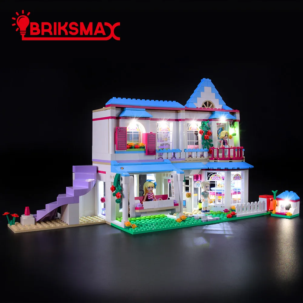 BriksMax комплект света для друзей серии 41314 Стефани дом строительные блоки комплект освещения(не включает модель