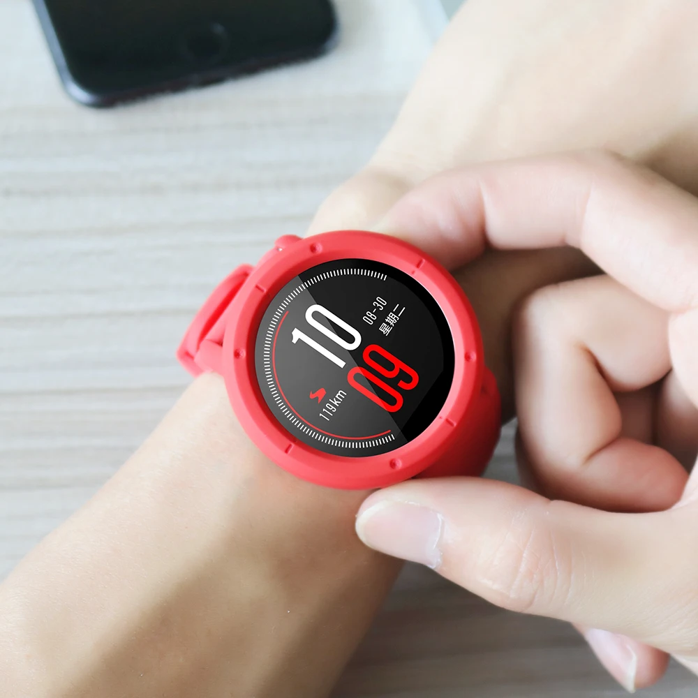 SIKAI тонкий корпус рамка для Xiaomi Huami Amazfit Pace Замена ПК корпус часов Полные Защитные чехлы для huami 1 amazift