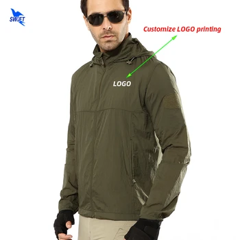 

Summer Men Women Anti-UV Quick Drying Tactical Sunscreen Hiking Jacket Outdoor Thin Camping Trekking Skin Coat Customize LOGO