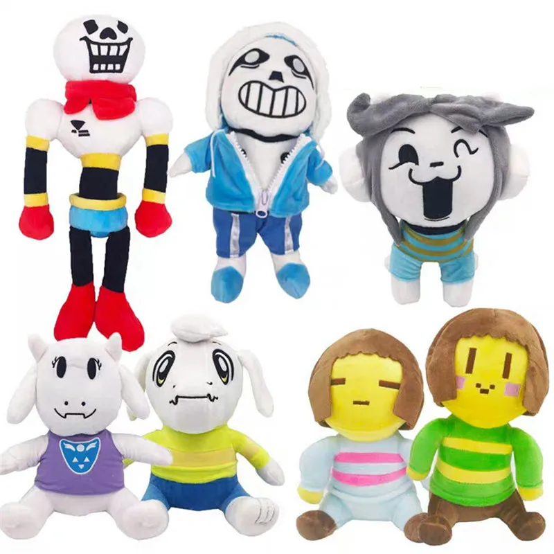 Мягкая плюшевая игрушка Sans Toriel Frisk Chara мультяшная куклы на день рождения для