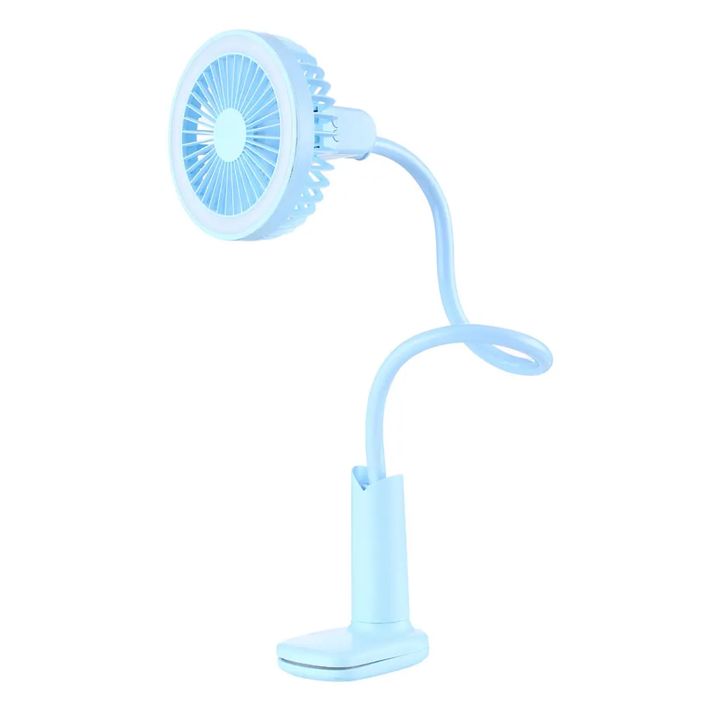 Reading Light LED Clip Booklight Book Lamp Flexible Portable Adjustable Mini Fan COB Rechargeable Torch Piano Music Stand Study