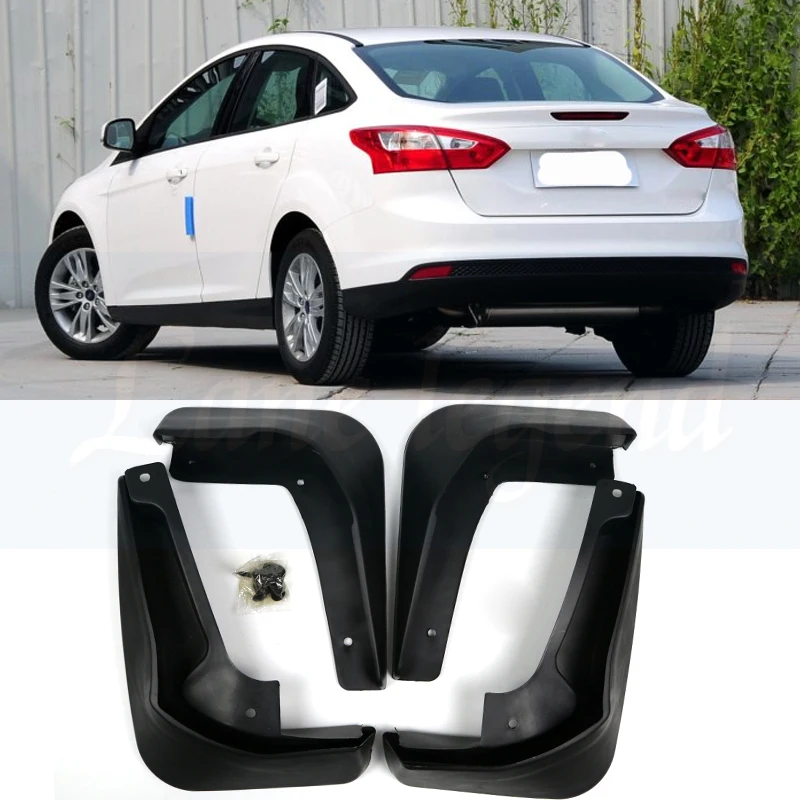 4 шт. расширитель крыла автомобиля Брызговики для Ford Focus 3 MK3 седан 2011 2012 2013 Брызговики