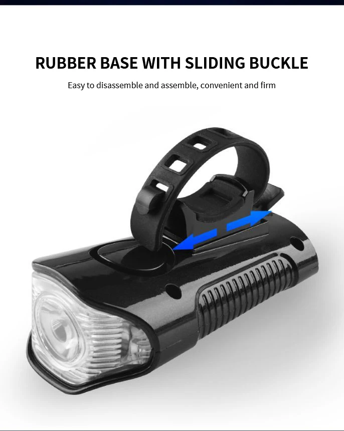 USB Charging Waterproof Bicycle Light with Stopwatch Speaker LED Bike Headlight Horn Speed Meter LCD Screen Cycling Flashlight