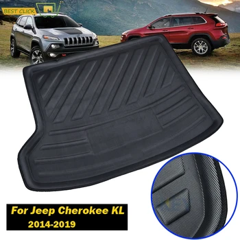 

Car Boot Cargo Liner Tray For Jeep Cherokee KL 2014 2015 2016 2017 2018 2019 Trunk Floor Mat Liner Carpet Waterproof Accessories
