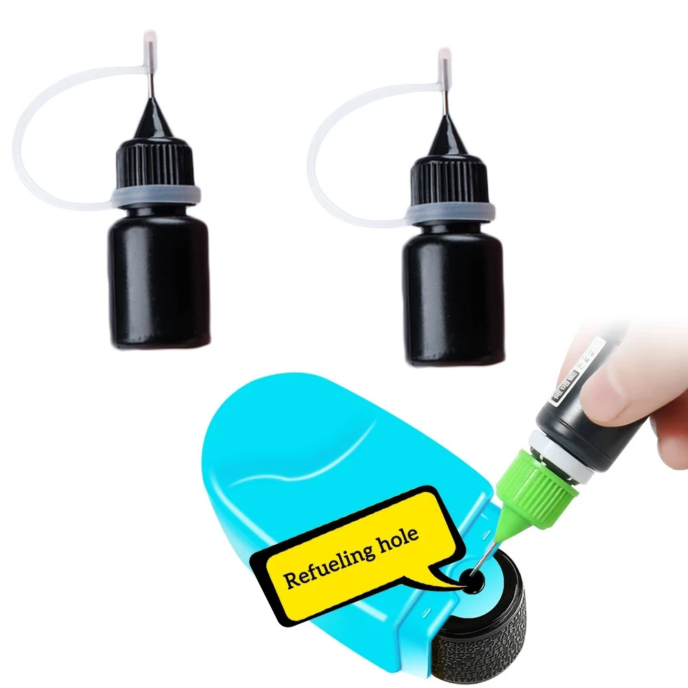 5ml Professional Refill Ink for Security Roller Stamp Messy Code