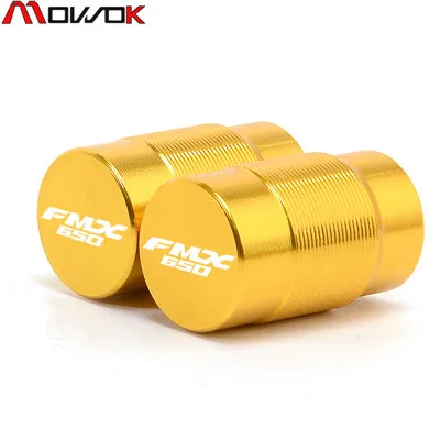 Для Honda XLV 600 650 700 TRANSALP Доминатор NX 650 FMX 650 Мотоцикл CNC колеса крышки стержня вентиля шины CNC воздухонепроницаемые крышки - Цвет: FMX 650 Glod