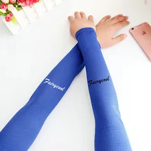 Холодное ощущение прохладное солнце-устойчивые манжеты Спорт на открытом воздухе езда лед рукав популярные модели Холодное солнце-устойчивые манжеты