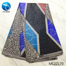 Воск liulanzhi африканские ткани многоцветный настоящая вощеная ткань Анкара Новое поступление хлопок батик ткань для платья ML2ZL65-ML2ZL74