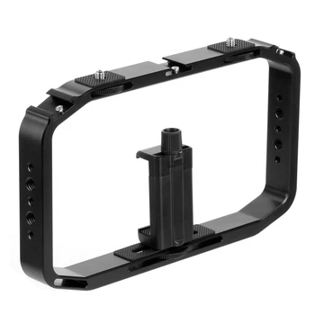 

PULUZ Micro-SLR Handheld Video Rig Filmmaking Vlogging Cage Holder for GoPro NEW HERO/HERO7/6/5 Session/DJI Osmo Action Cameras