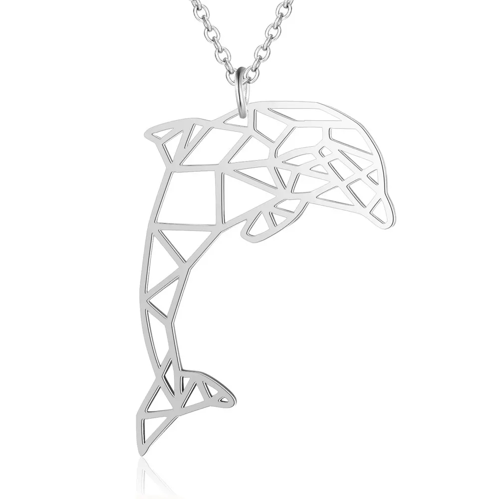 Unique Luxury Dolphin Necklace LaVixMia Italy Design 100% Stainless Steel Necklaces for Women Super Fashion Jewelry Special Gift