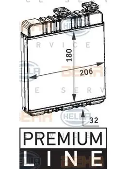 

Radiator Opel Astra all 97/Zafira all 99 HELLA 8FH 351 311