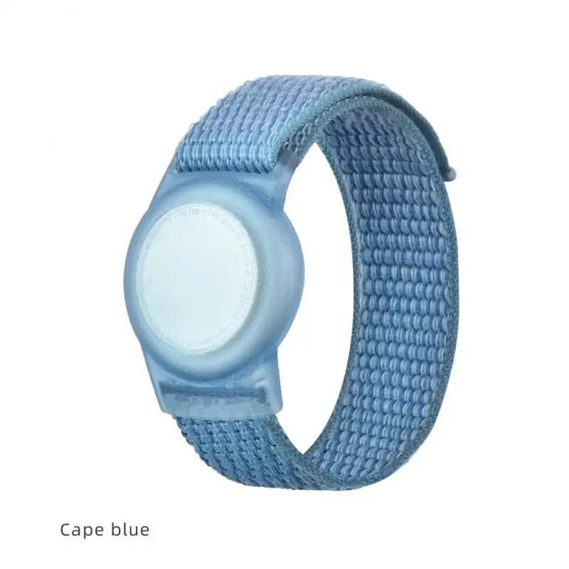 Case For Apple AirTags TPU Nylon Strap Air Tag Anti-Scratch Bracelet Protective Cover Shell For AirTag Children Watch Strap 2021 