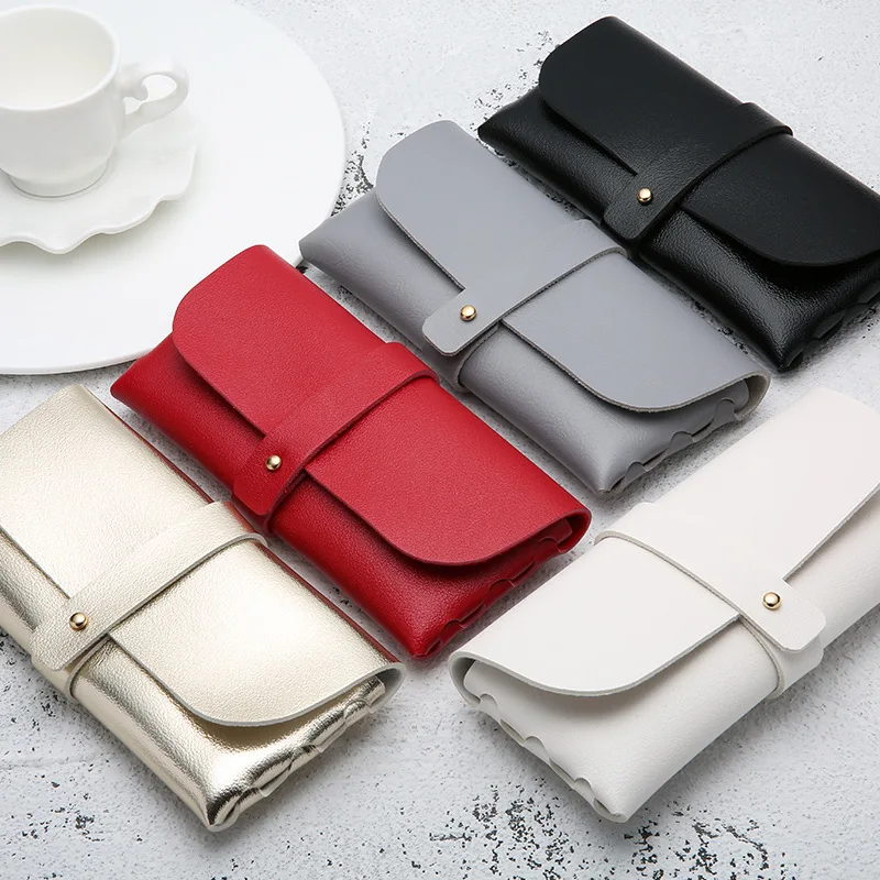 

Hand Leather Glasses Box Soft Bag Hand-Made Sunglasses Sun Glasses Box PVC Leather Hand-Made SUN Glasses Box