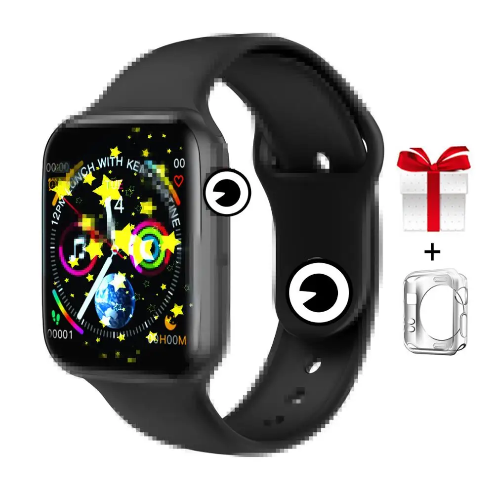 Iwo10 умные часы серии 5 для мужчин и женщин iwo 10 монитор сердечного ритма напоминание о звонках для Android Apple PK P68 a1 - Цвет: black case
