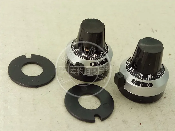 1pcs multi-turn potentiometer knob cap for 3590S 3500S multi-turn wirewound potentiometer / hole 6.4MM / D22MM H24MM