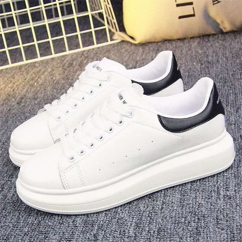

Unisex White Shoes Designer Sneakers Men Fashion Vulcanize Shoe Female Sports Casual Shoes Lace-up Mcqueens Luxury Shoes Tenis