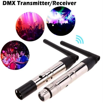 

DMX Wireless Transmitter Receiver DMX512 Laser/Beam/Par Light Controller 2.4G For Stage Effect Lighting DMX Transmitter Receiver