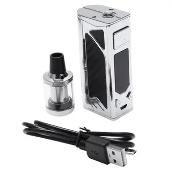 

100W Electronic Cigarette Starter Kit 2200mAh Built-in Battery 3.5ml Tank 0.3ohm Atomizer 510 Thread Top Air Intake Vape(black)