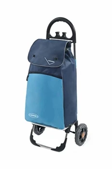 

Aurora Carrello Trolley Portaspesa 2 ruote Struttura 100% Alluminio con Sacca Lavabile da 50 litri più Tasca Termica