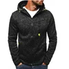 2022 Brand Jacquard Hoodie Fleece Cardigan Hooded Coat Men's Hoodies Sweatshirts Pullover For Male Hoody Sweatshirt ► Photo 2/5